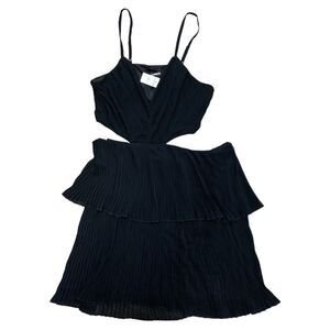 EXPRESS, Black Mini Dress w/ Side Cutouts/Peekaboos, Large, NWT